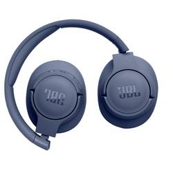 JBL Tune 720BT sluchátka uzavřená (Over Ear) Bez kabelu, Bluetooth®, kabelová stereo modrá regulace hlasitosti, Vypnutí zvuku mikrofonu Hi-Fi