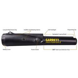 Garrett Pro Pointer II ruční detektor akustická , vibrace 1166050
