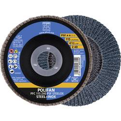 PFERD TOOLS 67764115 Z Psf Steelox vějířovitý brusný kotouč Průměr 115 mm Ø otvoru 22.23 mm Zrnitost 40 10 ks