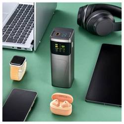 Hama High Power powerbanka Li-Ion, 24000 mAh, Power Delivery 3.0, USB-C®, USB-A, šedá, Indikátor stavu