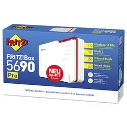 FRITZ! Box 5690 Pro International Wi-Fi router 2.4 GHz, 5 GHz, 6 GHz, 18.5 GBit/s