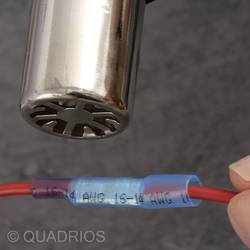 Quadrios 22C466 krimpovací spojka se smršťovací bužírkou 1.5 mm² 2.5 mm² plná izolace modrá 1 sada