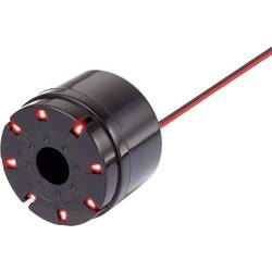 TRU COMPONENTS 1567766 piezo bzučák Hlučnost: 105 dB Napětí: 12 V/DC střídavý tón 1 ks
