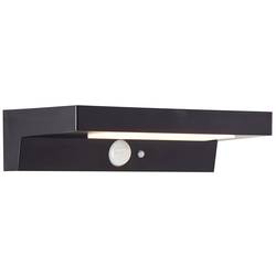 Brilliant Barker G40415/06 venkovní solární nástěnné osvětlení s PIR senzorem LED LED 3 W černá