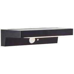 Brilliant Barker G40415/06 venkovní solární nástěnné osvětlení s PIR senzorem LED LED 3 W černá