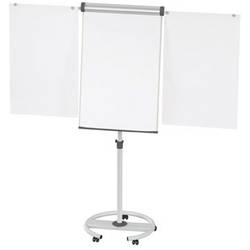Maul mobilní flipchart MAULsolid (š x v) 66 cm x 97 cm šedá vč. odkládací poličky, vč. držáku bloku, vč. držáku papíru, omyvatelný, popisovatelný, výškově