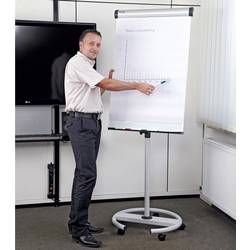 Maul mobilní flipchart MAULsolid (š x v) 66 cm x 97 cm šedá vč. odkládací poličky, vč. držáku bloku, vč. držáku papíru, omyvatelný, popisovatelný, výškově