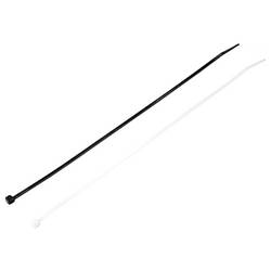 TRU COMPONENTS 1572053, stahovací pásky, 3.60 mm, 300 mm, černá, přírodní, 400 ks