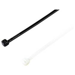 TRU COMPONENTS 1572053, stahovací pásky, 3.60 mm, 300 mm, černá, přírodní, 400 ks