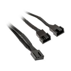 Akasa PWM Lüftersplitter, 4er Pack řídicí jednotka PC ventilátoru černá