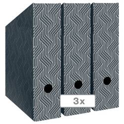 Leitz 6157-00-85 stojací pořadač na dokumenty DIN A4 šedá karton 1 ks