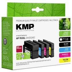 KMP Ink náhradní HP 953XL kompatibilní kombinované balení černá, azurová, purppurová, žlutá H166VX 1747,4005