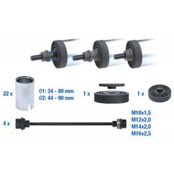 Sada tažných a tlačných pouzder, se 4 vřeteny, 26 ks Brilliant Tools BT672450