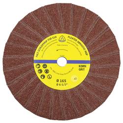 Klingspor 5831 FSR 618 80 kolečka s brusnými pney, 165 x 14 mm, jednořadá, 2 lamely pro každý balíček Průměr 165 mm 10 ks