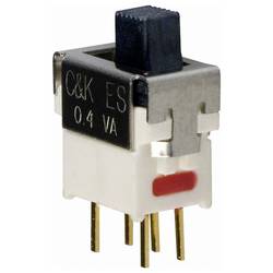 C & K Switches ES02MCBE posuvný přepínač 20 V 1x zap/vyp IP57 1 ks Tray