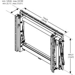 Vogels PFW 6870 TV držák na zeď 94,0 cm (37) - 165,1 cm (65) pevný, odnímatelný