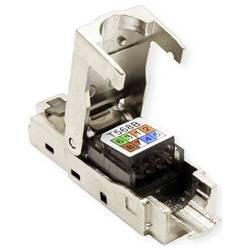 Value 26.99.0373, zástrčka RJ45, stříbrná (metalíza), 1 ks