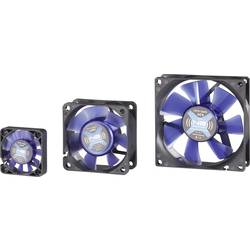 NoiseBlocker BlackSilent XM1 PC větrák s krytem černá, modrá (transparentní) (š x v x h) 40 x 40 x 10 mm