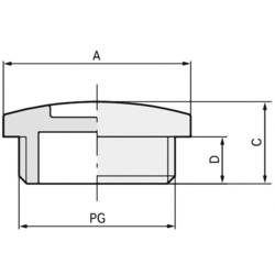 LAPP 52024849 SKINDICHT BLK-GL PG9 RAL 7035 LGY PG9 polystyren šedobílá (RAL 7035) 100 ks