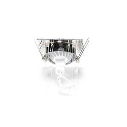 Deko Light Einbauring 82 GU5.3 449211 kroužek pro stropní montáž LED, halogenová žárovka GU5.3, MR 16 35 W stříbrná