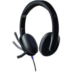 Logitech H540 Headset otevřená (On Ear) kabelová stereo černá Redukce šumu mikrofonu Počítače