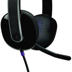 Logitech H540 Headset otevřená (On Ear) kabelová stereo černá Redukce šumu mikrofonu Počítače