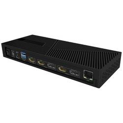 ICY BOX USB-C® dokovací stanice IB-DK2246AC, DisplayLink Notebook DockingStation Vhodné pro značky (dokovací stanice pro notebook): univerzální vč. zámku