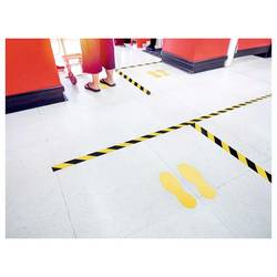 Durable 104704 Forma podlahového značení, možnost odstranění žlutá 5 pár (š x v) 90 mm x 240 mm