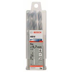 Bosch Accessories 2608585520 HSS kovový spirálový vrták 9.7 mm Celková délka 133 mm broušený DIN 338 válcová stopka 5 ks