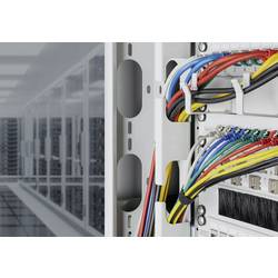 Digitus DK-1632-A-050S-B RJ45 síťové kabely, propojovací kabely CAT 6A F/FTP 5 m modrá barevně rozlišený, stíněný, točený drát, S průchodkou chránící proti