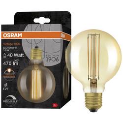 OSRAM HOMELIGHTING 4058075761759 LED Energetická třída (EEK2021) G (A - G) E27 kulatý tvar 5.8 W = 40 W teplá bílá (Ø x v) 95 mm x 95 mm 1 ks