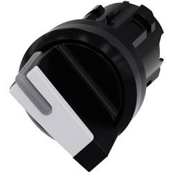 Siemens 3SU10022BC600AA0 3SU1002-2BC60-0AA0 kloubový spínač plastový přední prstenec otočný přepínač černá, bílá 1 x 45 ° 1 ks Piece