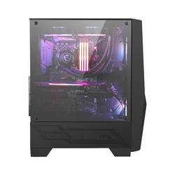 Micro Star International Computer MAG FORGE 100R midi tower PC skříň černá, transparentní