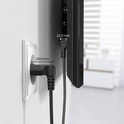 Hama 00223282 napájecí síťový kabel černá 1.5 m
