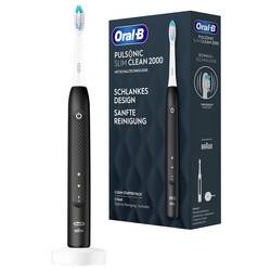 Oral-B Pulsonic Slim Clean 2000 Black elektrický kartáček na zuby, černá, 396208