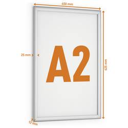 Durable sklopný rám 1 x DIN A2 450 mm x 625 mm x 12 mm 1 ks
