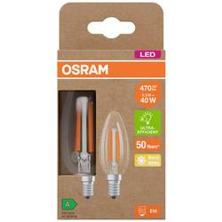 OSRAM HOMELIGHTING 4099854255472 LED Energetická třída (EEK2021) A (A - G) E14 svíčkový tvar 2.2 W = 40 W teplá bílá (Ø x v) 35 mm x 35 mm 2 ks