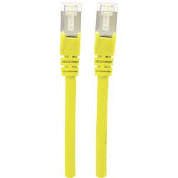 Intellinet 740708 RJ45 síťové kabely, propojovací kabely CAT 6A S/FTP 1.00 m žlutá fóliové stínění, stínění pletivem, stíněný, bez halogenů 1 ks