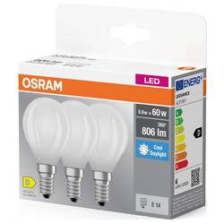OSRAM HOMELIGHTING 4099854235481 LED Energetická třída (EEK2021) D (A - G) E14 5.9 W denní bílá 3 ks