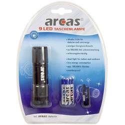 Arcas Alu 9 LED LED mini kapesní svítilna, na baterii, 65 g