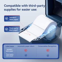 NIIMBOT K3 tiskárna štítků termální s přímým tiskem 203 x 203 dpi Šířka etikety (max.): 82 mm Bluetooth®, USB