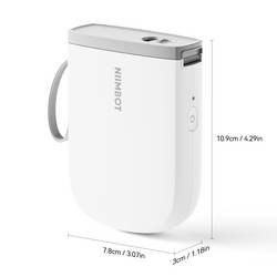 NIIMBOT D11_H Portable thermal label printer tiskárna štítků termální s přímým tiskem 300 x 300 dpi Šířka etikety (max.): 15 mm USB, Bluetooth®