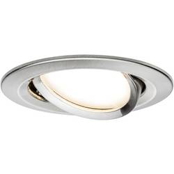 Paulmann 93877 Coin Slim LED vestavné svítidlo, LED, pevně vestavěné LED, 6 W, železo (kartáčované)