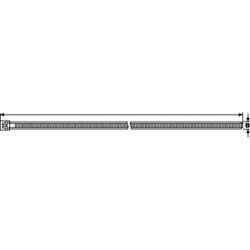HellermannTyton 115-00005, LR55R-PA66-GN-Q1, stahovací pásky, 4.80 mm, 196 mm, zelená, rozpojitelná, žárově stabilizované , 25 ks