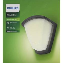 Philips LED Kiskadee 1738393PN venkovní nástěnné osvětlení LED E27 42 W antracitová