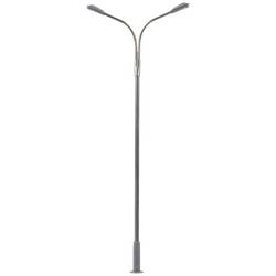 Faller H0 pouliční lampa dvojité hotový model 180101 3 ks