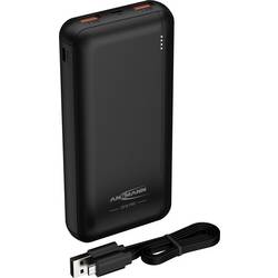 Ansmann PB320PD powerbanka Li-Pol, 20000 mAh, Dodávka energie, USB-A, USB-C®, černá