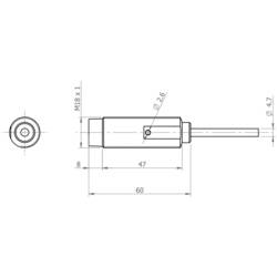 MD Micro Detectors indukční snímač V3K1/R0-4A8F