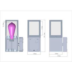 Deko Light Facado II 731157 Nástěnné svítidlo E27 20 W tmavě šedá