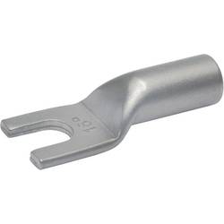 Klauke 60C6 vidlicové kabelové oko bez izolace 16 mm² Ø otvoru=6 mm bez izolace stříbrná 1 ks Single